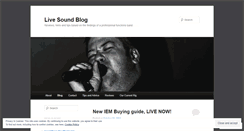 Desktop Screenshot of livesoundblog.com